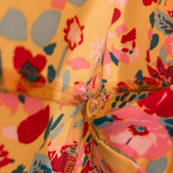 J. Crew EUC yellow floral dress 6 - Picture 4 of 6